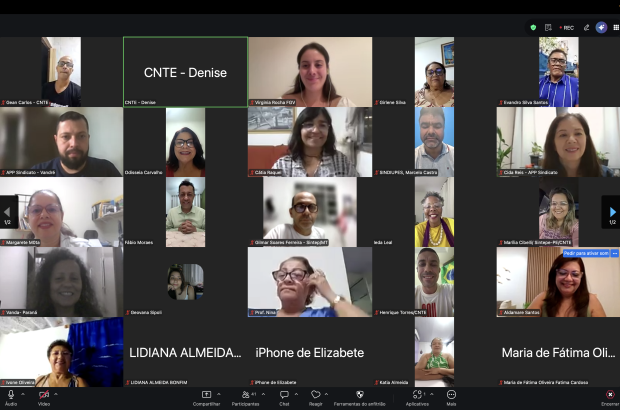 Coletivo educacional da CNTE se mobiliza na divulgação da pesquisa sobre polarização