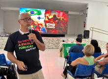 Da geopolítica à escola: palestra de Gean Carlos conecta mundo e educação pública