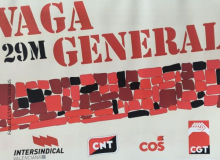 Educadores do Brasil solidários à Greve Geral em Valência no dia 29/maio