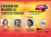 LIVE da CNTE - A situação das mulheres em tempos de pandemia