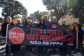 [RS] Ato do CPERS denuncia mega leilão de 98 escolas públicas pelo governo Leite