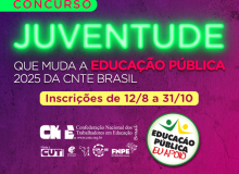CNTE lança 3ª edição do concurso “Juventude que Muda a Educação Pública”