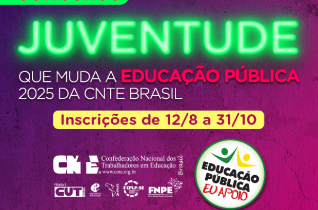  CNTE lança 3ª edição do concurso “Juventude que Muda a Educação Pública”