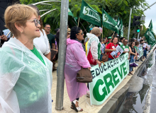 [AL] Greve da rede estadual realiza protesto no Centro de Maceió